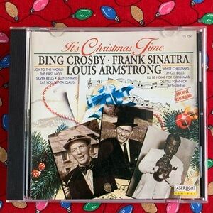 It’s Christmas Time: Bing Crosby, Frank Sinatra & Louis Armstrong. Christmas CD.